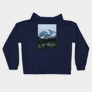 Mt Baker Washington State Nature Photography Pacific Northwest Kids Hoodie